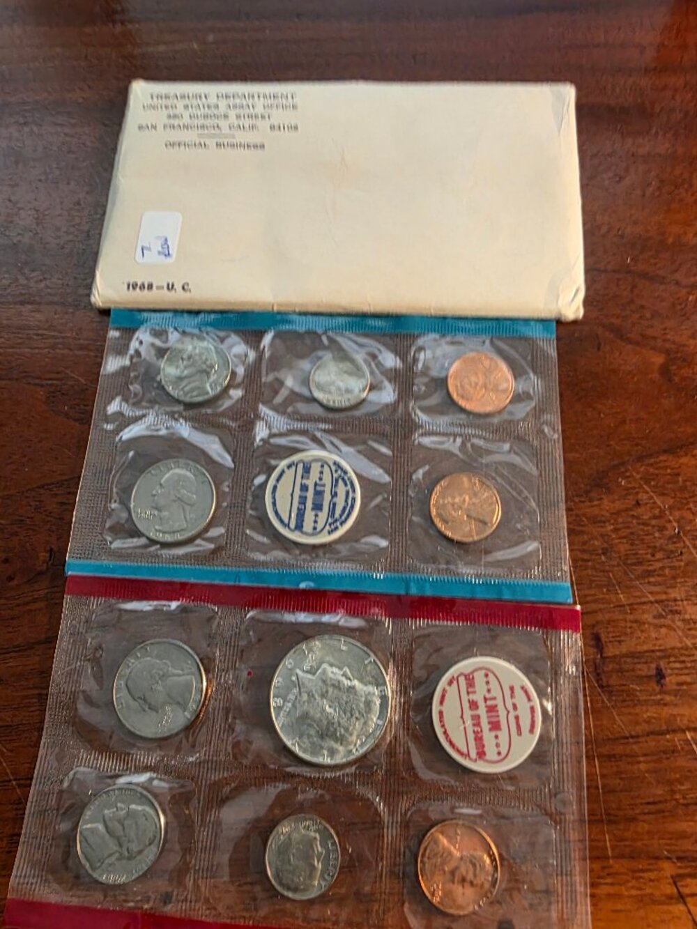 1968 UNITED STATES SPECIAL MINT SET OF COINS